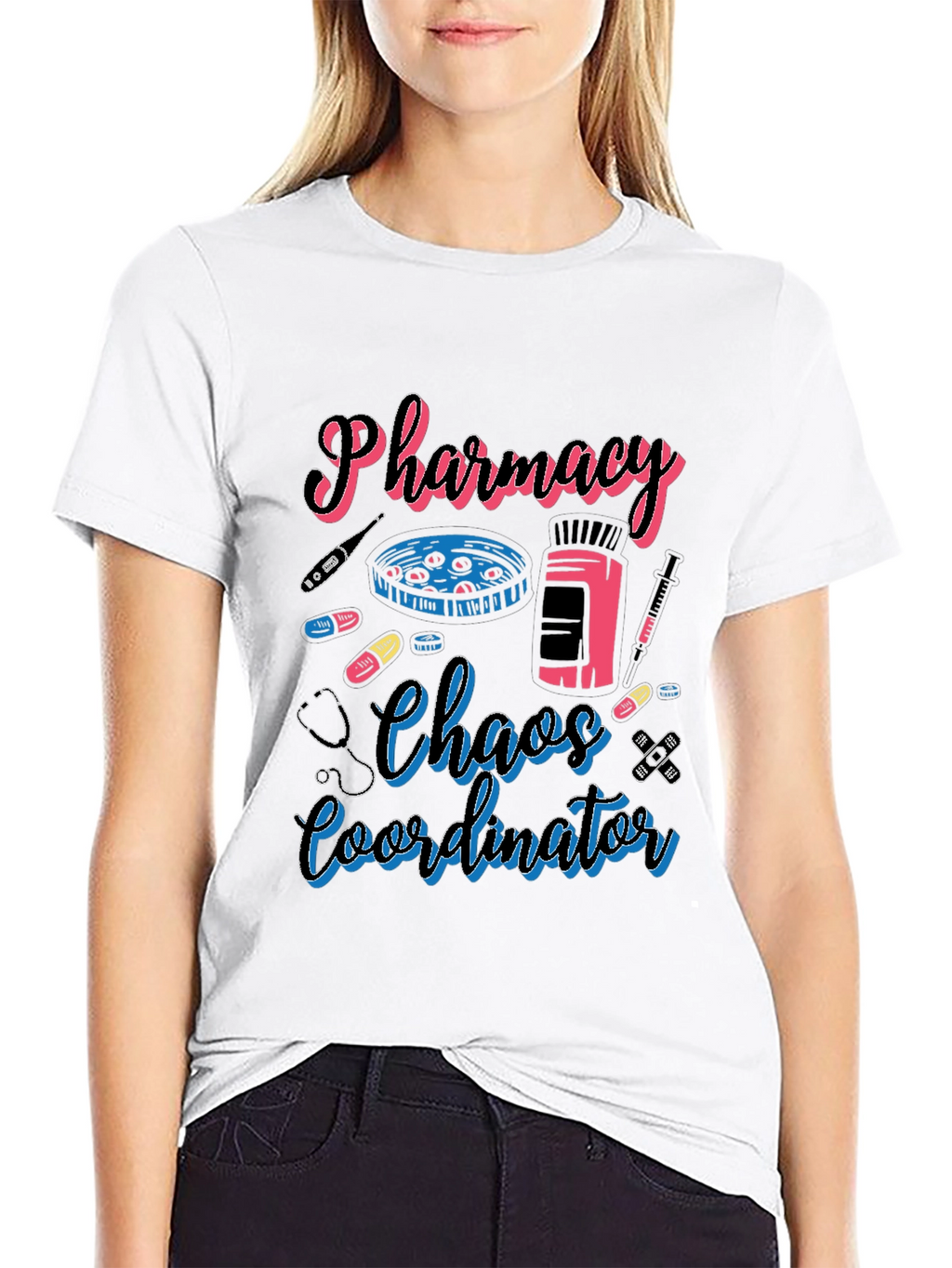 Pharmacy Chaos Coordinator Funny T-Shirt