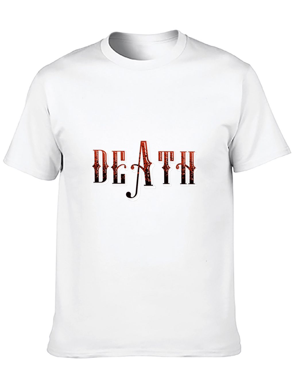 Death Graphic Print Black T-Shirt