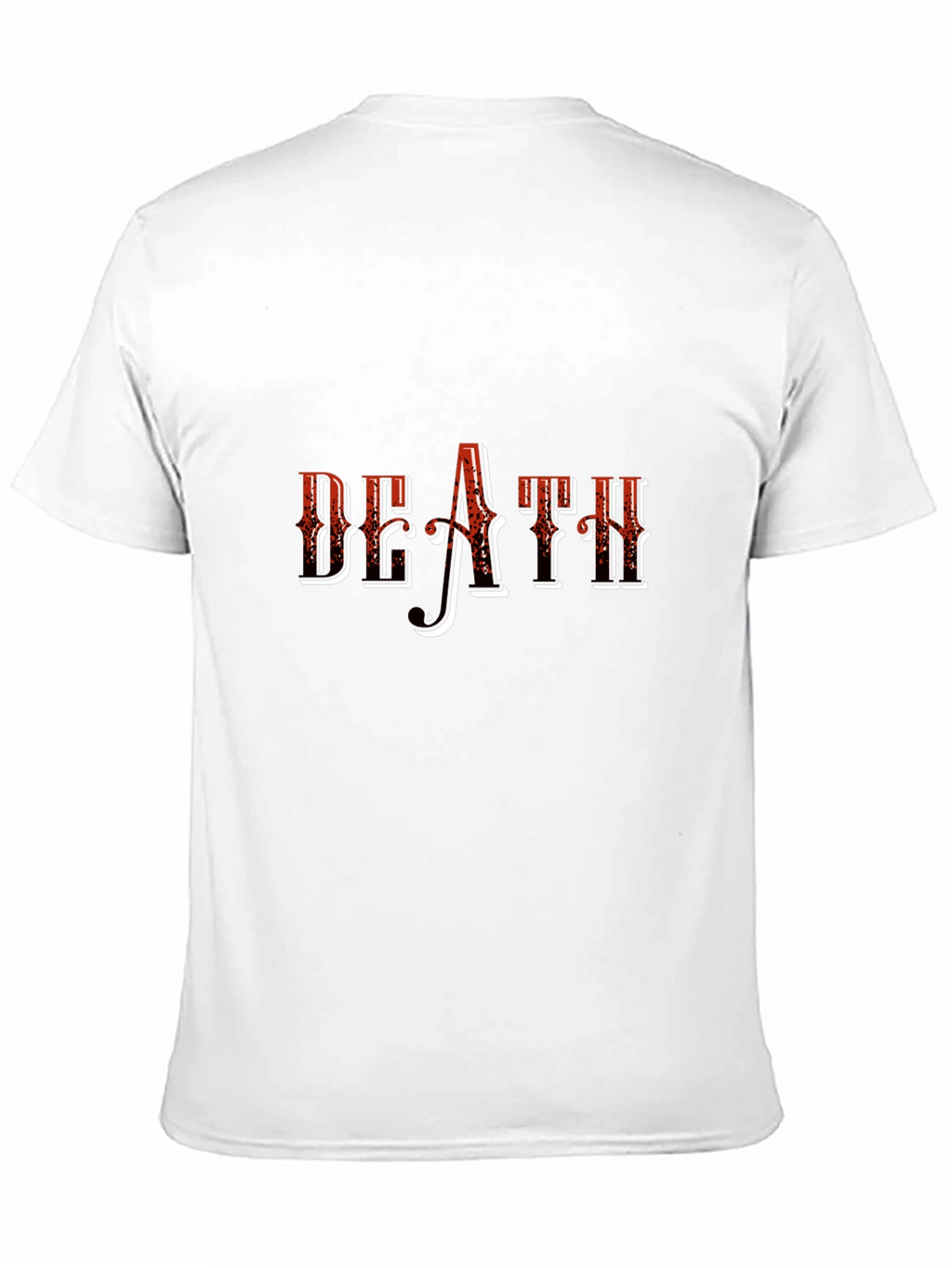 Death Graphic Print Black T-Shirt