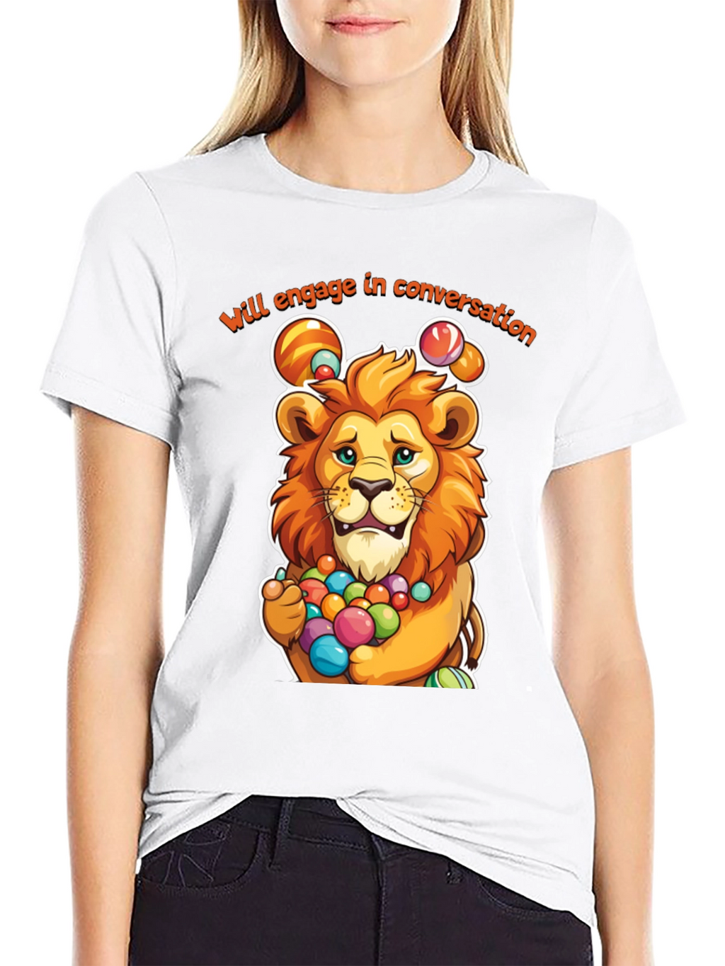 Conversation Lion T-Shirt