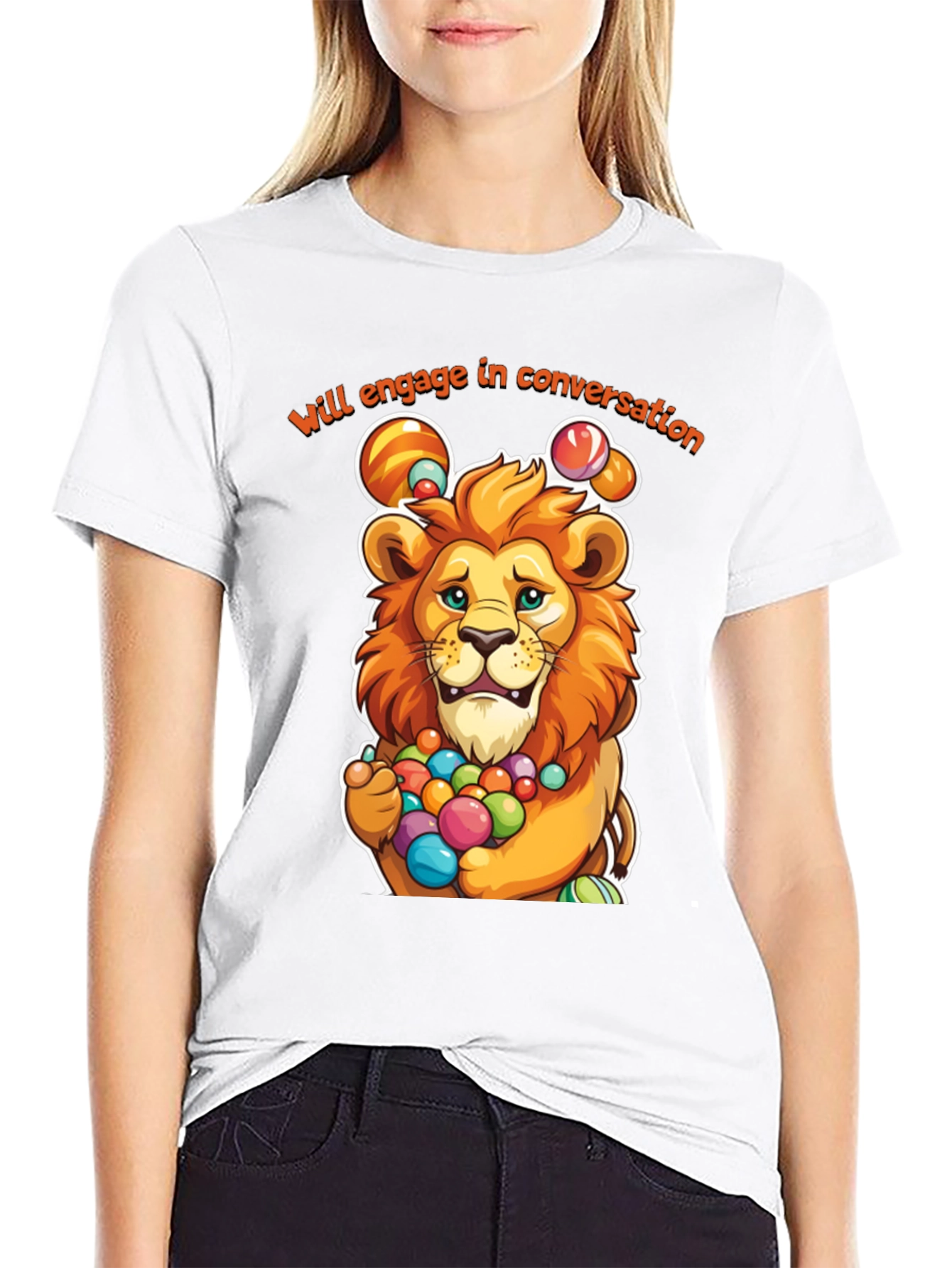 Conversation Lion T-Shirt