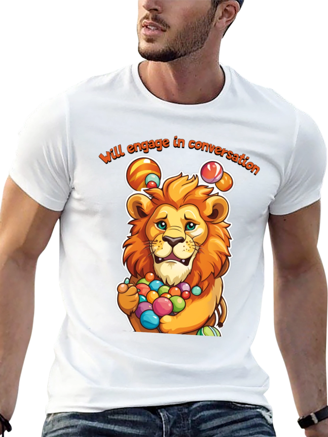 Conversation Lion T-Shirt