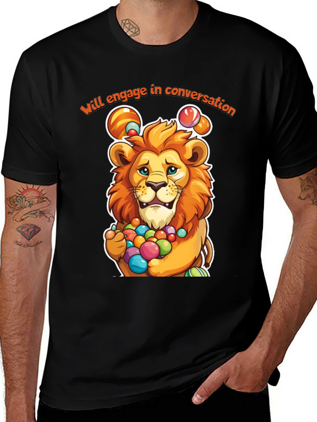 Conversation Lion T-Shirt