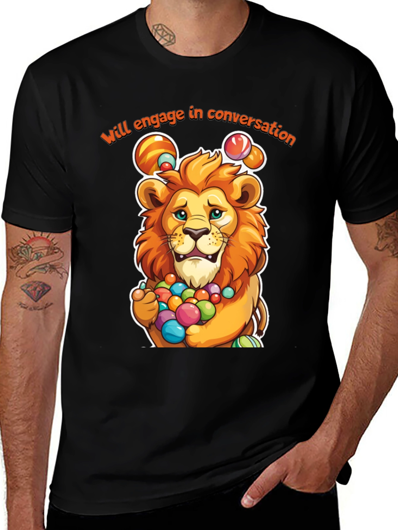 Conversation Lion T-Shirt