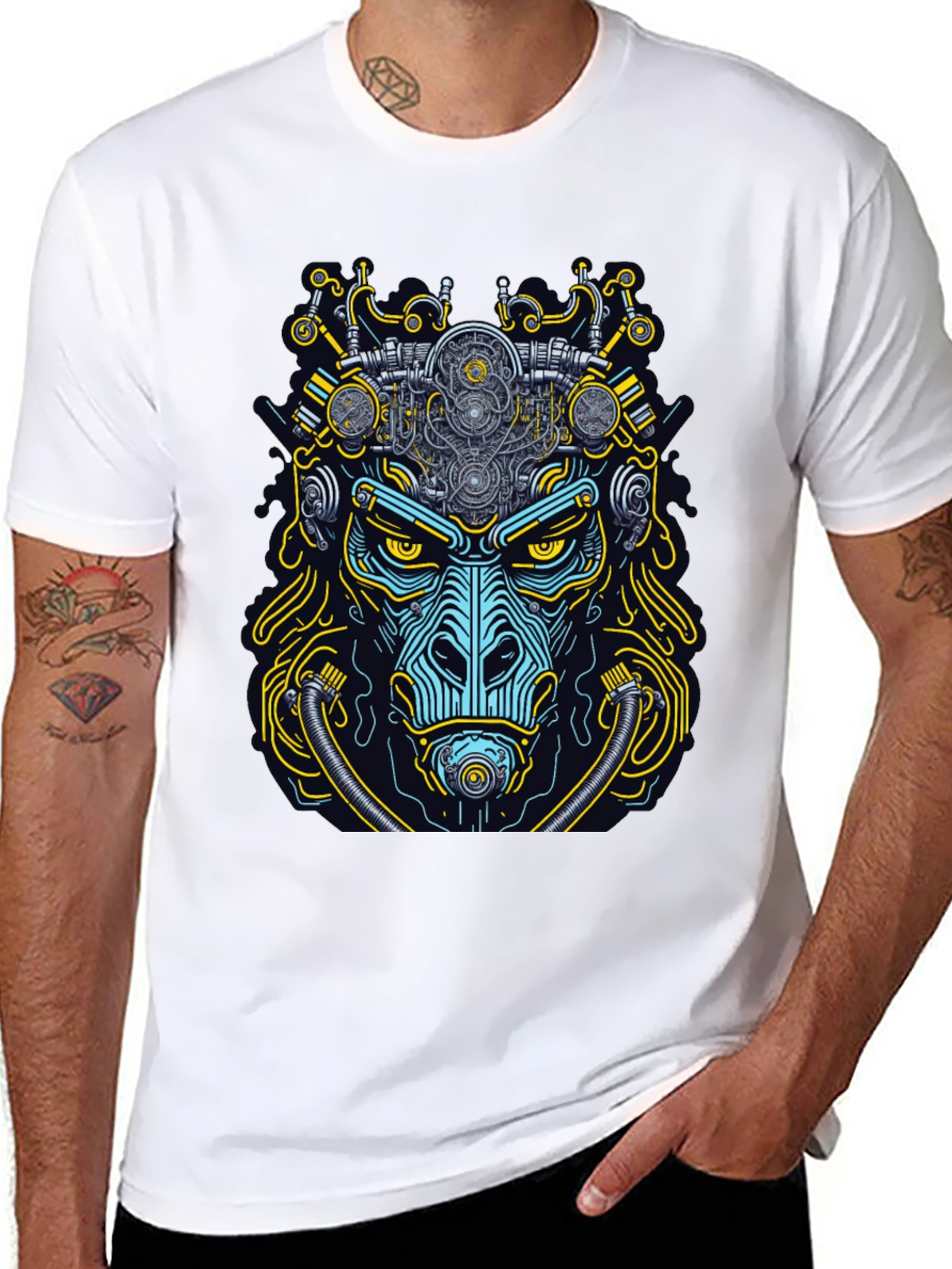 Steampunk Gorilla Graphic T-Shirt