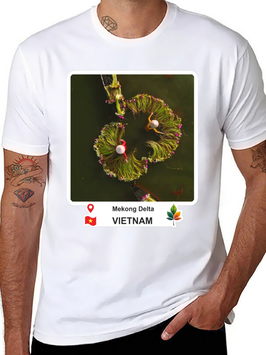 Vietnam Mekong Delta Graphic T-Shirt