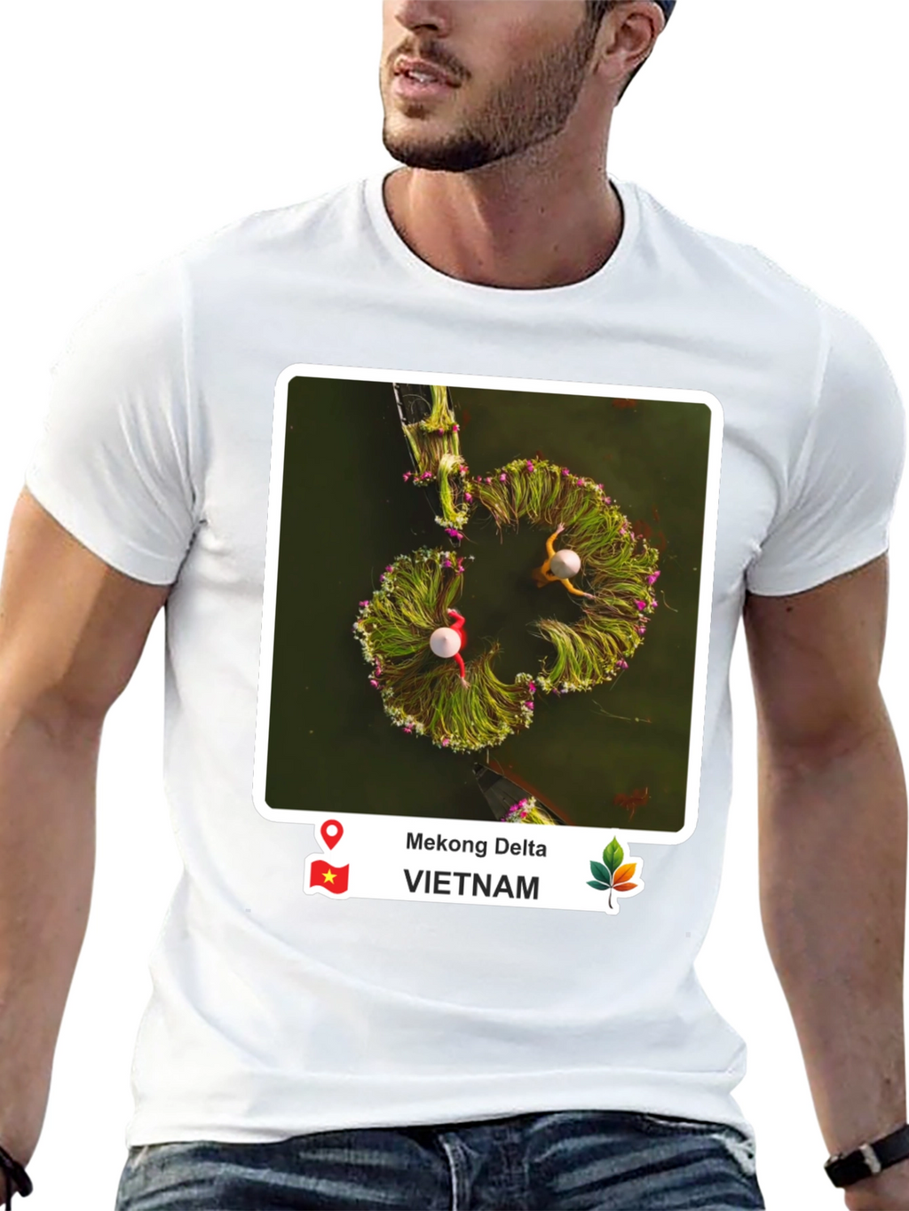 Vietnam Mekong Delta Graphic T-Shirt