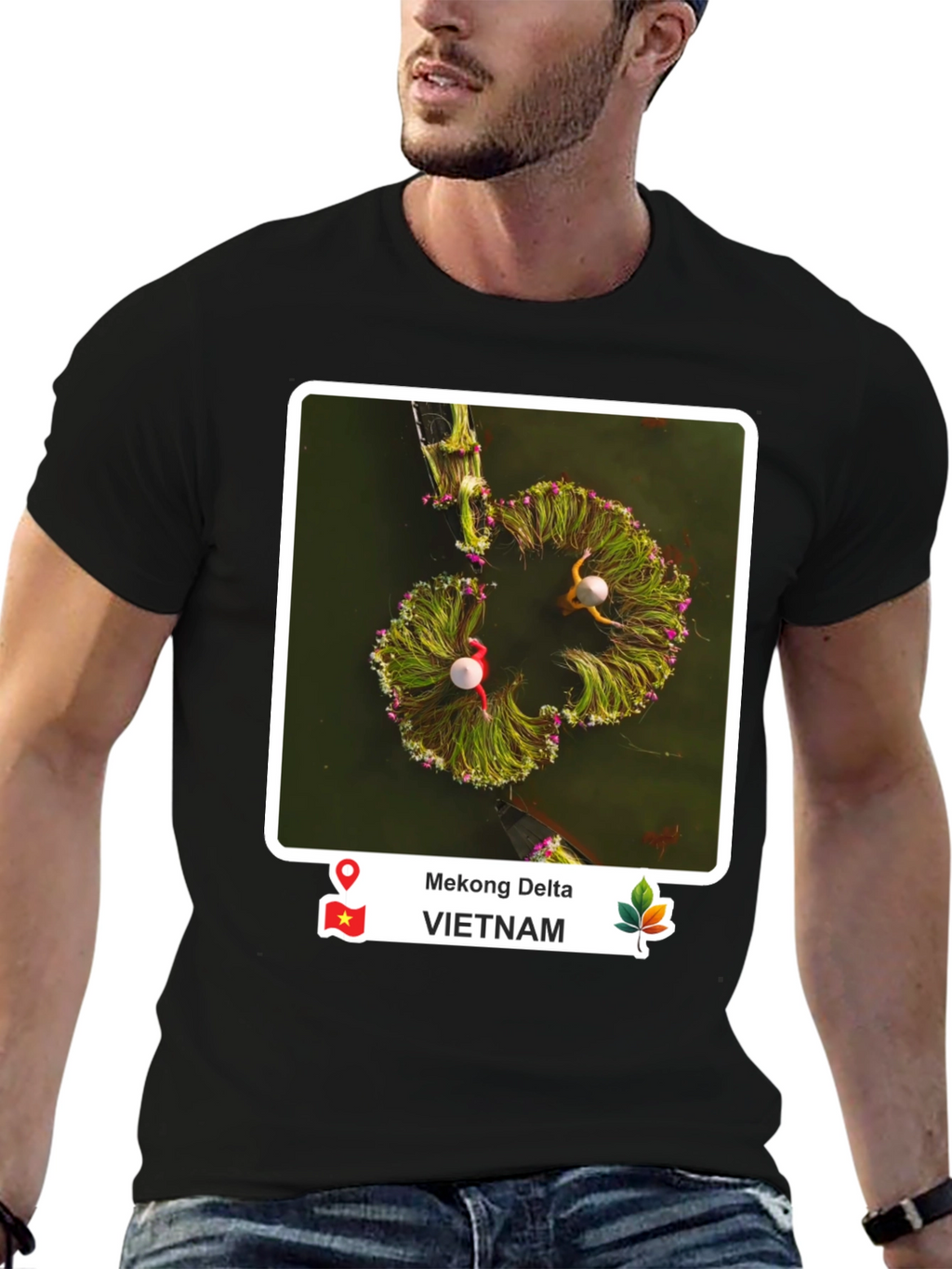 Vietnam Mekong Delta Graphic T-Shirt