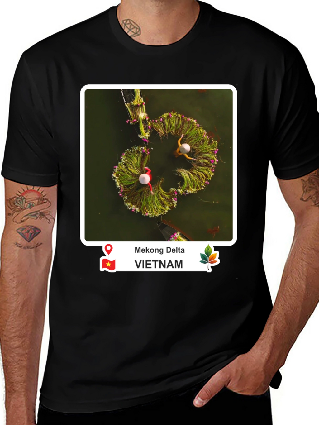 Vietnam Mekong Delta Graphic T-Shirt