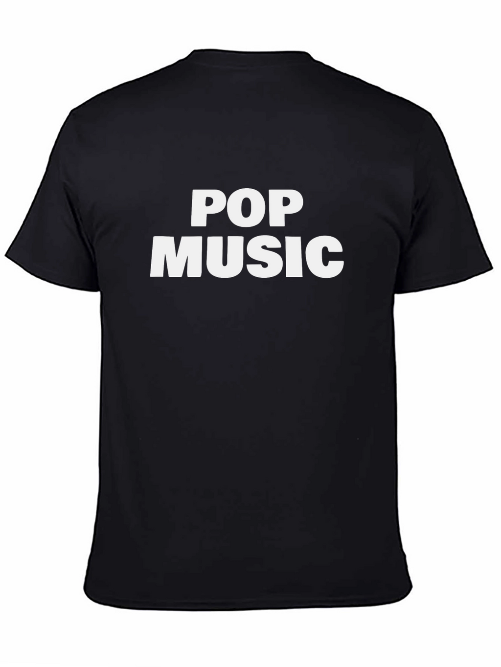Pop Music Black T-Shirt