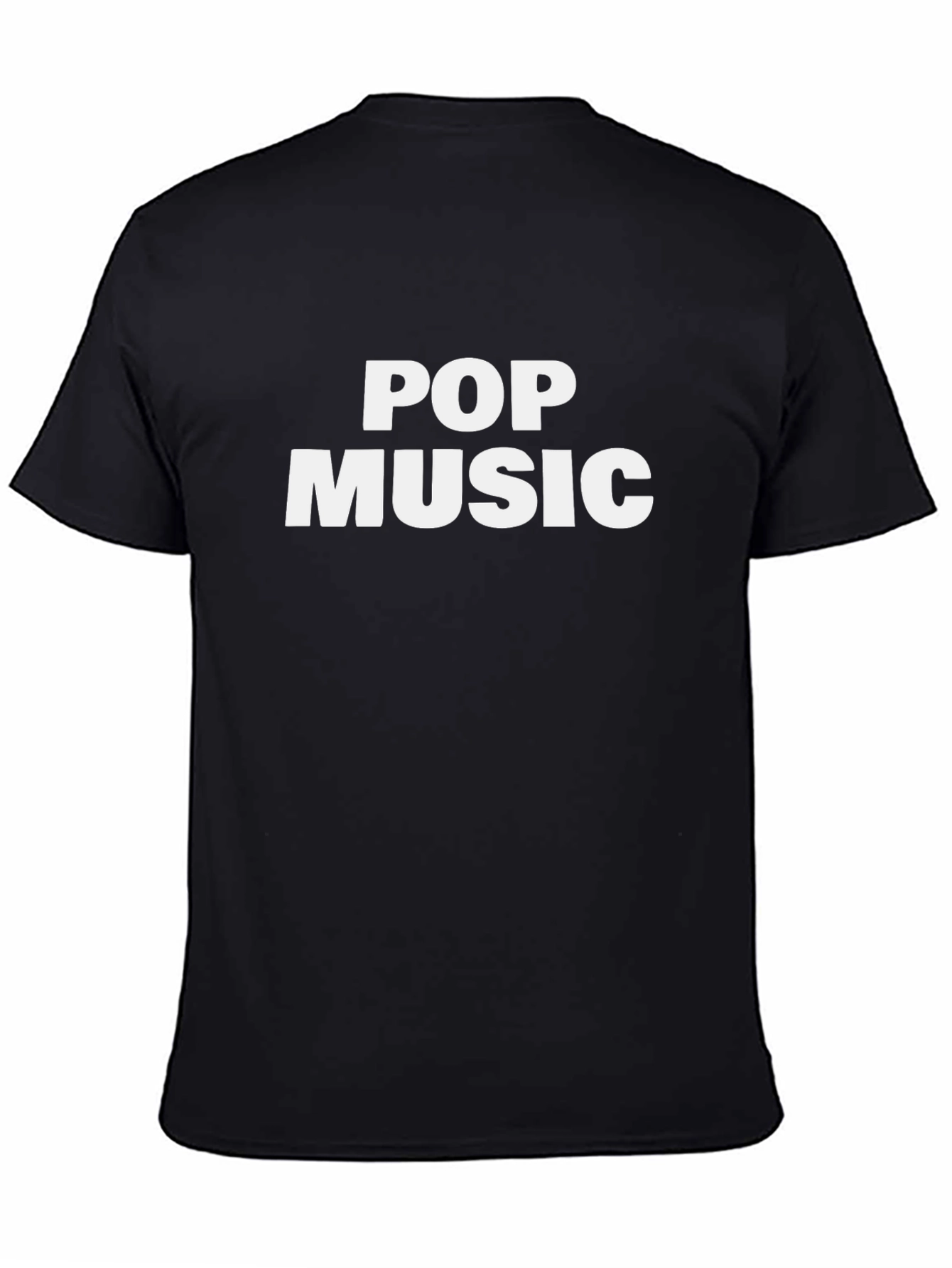 Pop Music Black T-Shirt