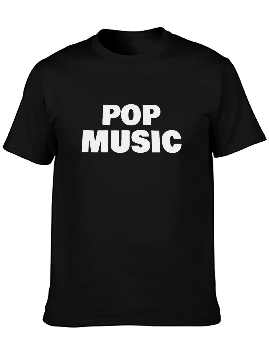 Pop Music Black T-Shirt