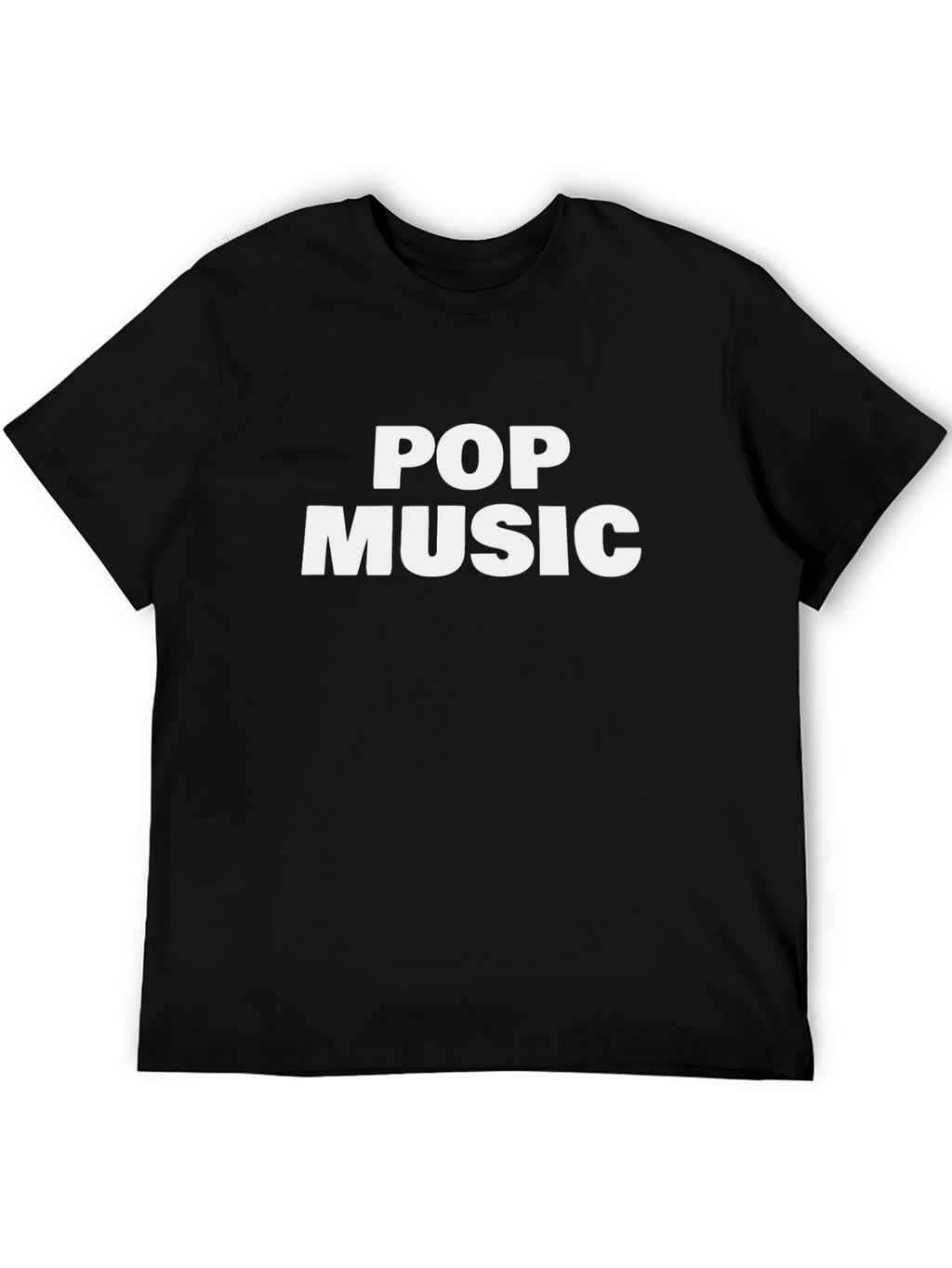 Pop Music Black T-Shirt