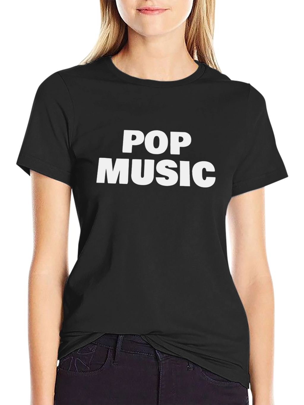 Pop Music Black T-Shirt