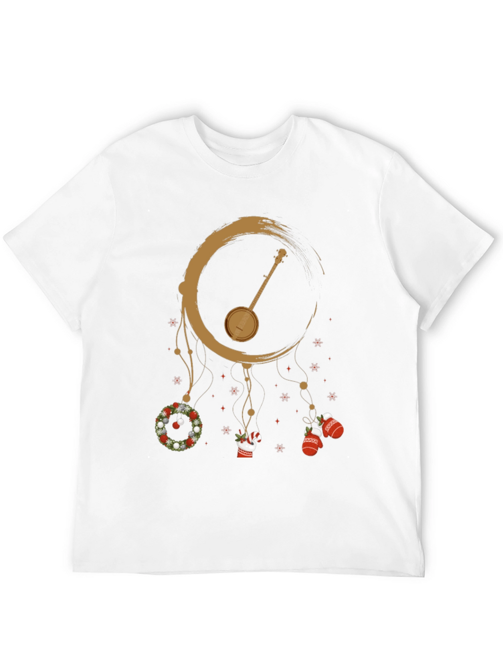 Banjo Christmas Dreamcatcher T-Shirt