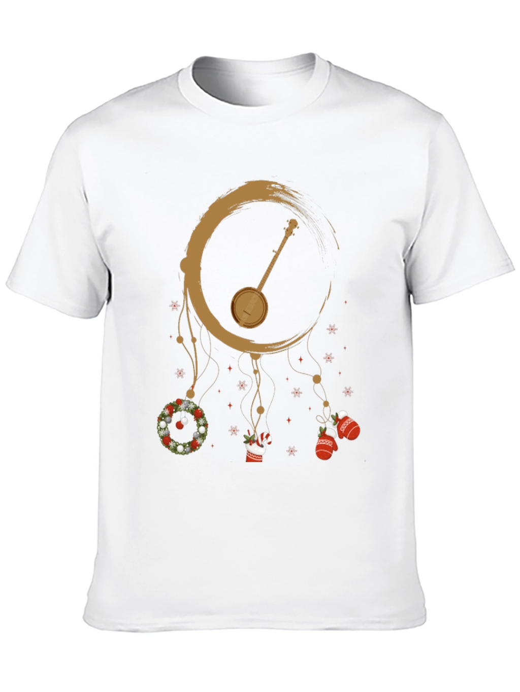Banjo Christmas Dreamcatcher T-Shirt