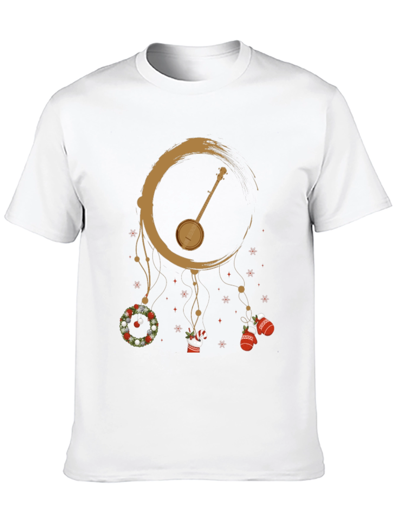 Banjo Christmas Dreamcatcher T-Shirt