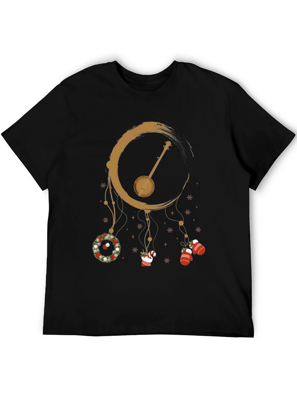 Banjo Christmas Dreamcatcher T-Shirt