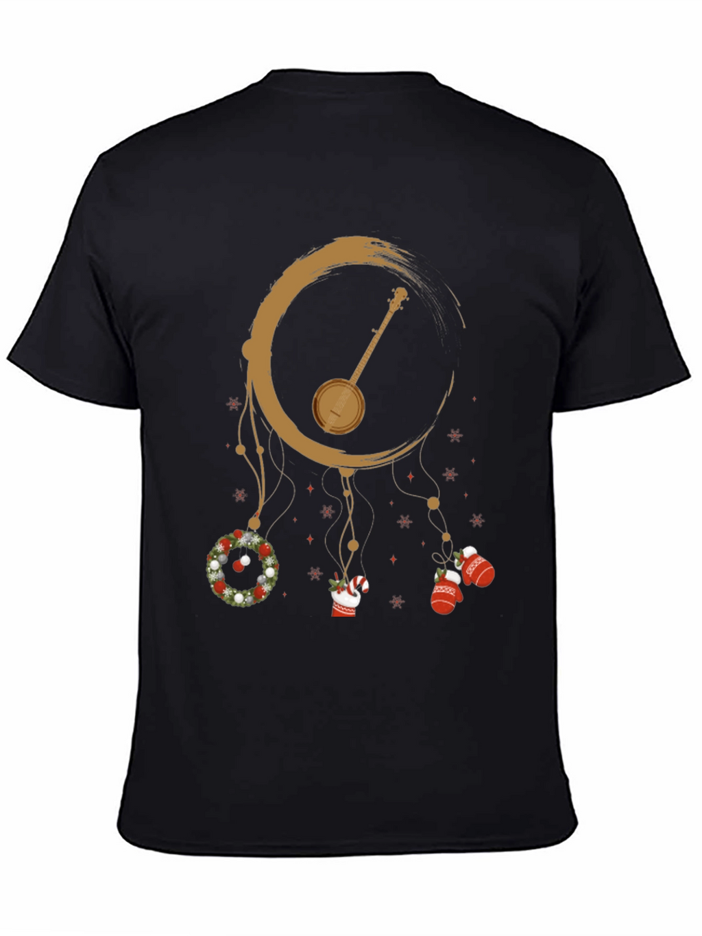 Banjo Christmas Dreamcatcher T-Shirt
