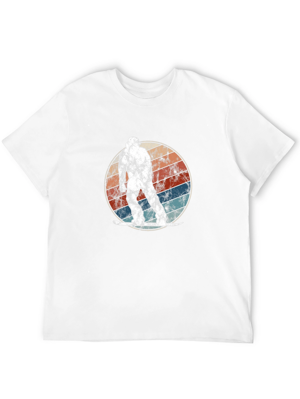 Retro Bigfoot Snowboarding T-Shirt