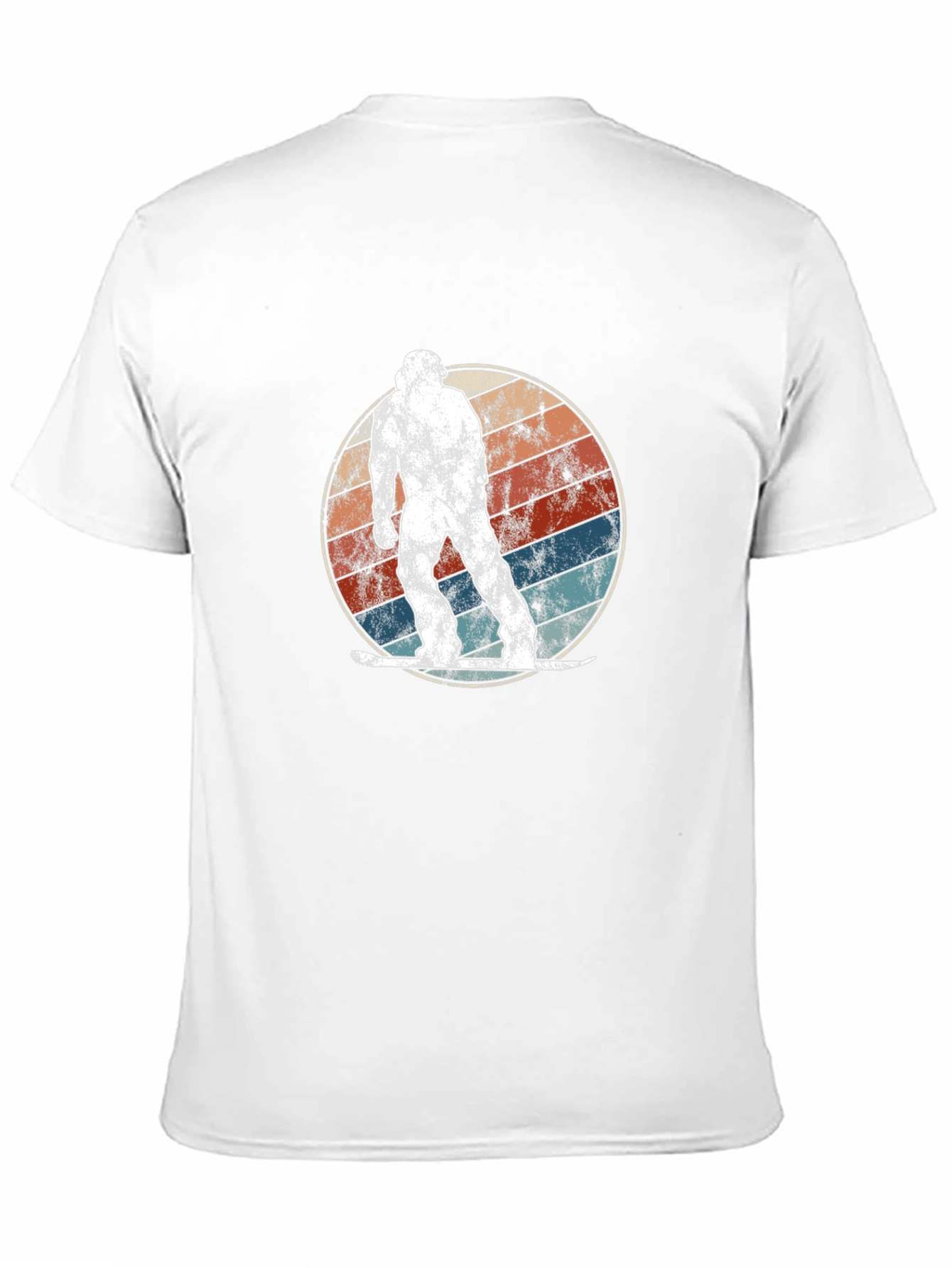 Retro Bigfoot Snowboarding T-Shirt