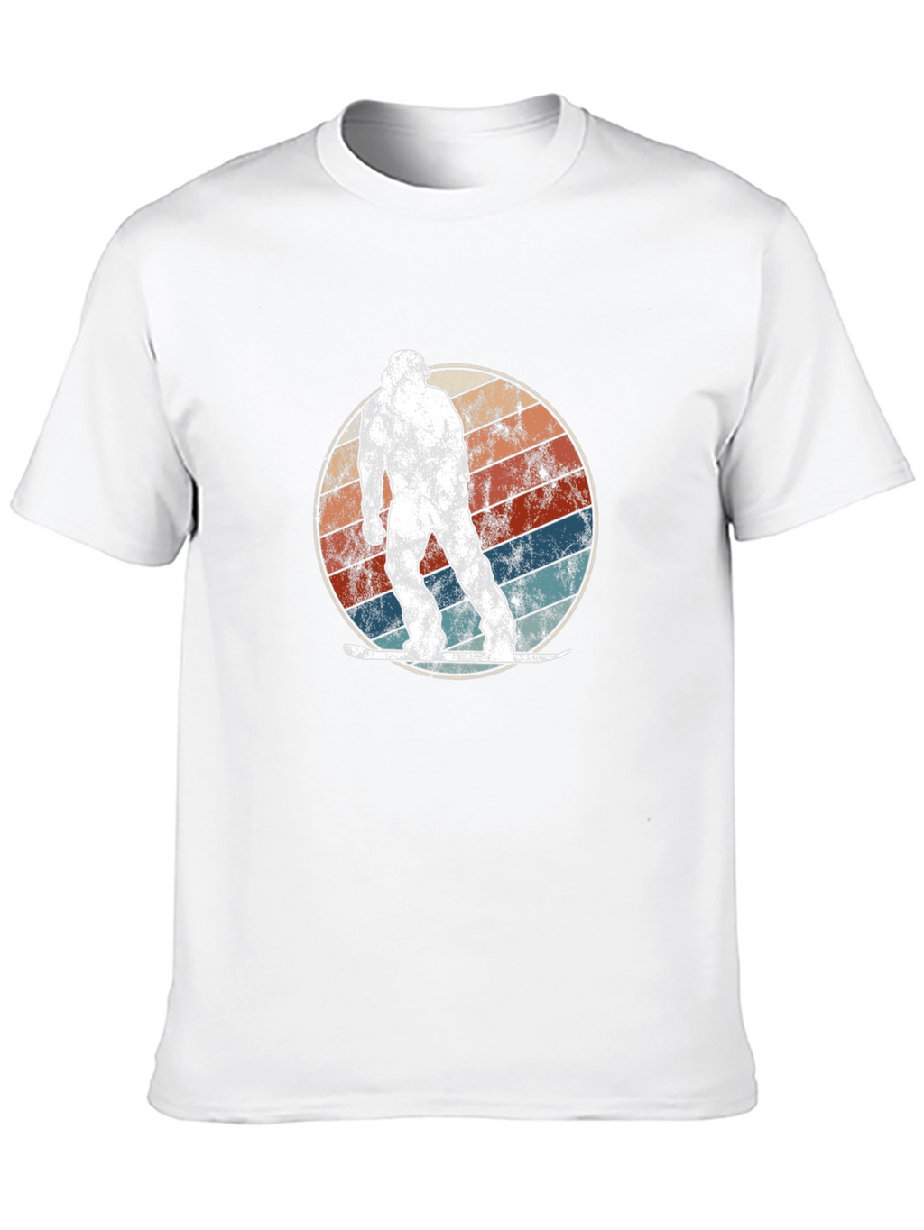 Retro Bigfoot Snowboarding T-Shirt