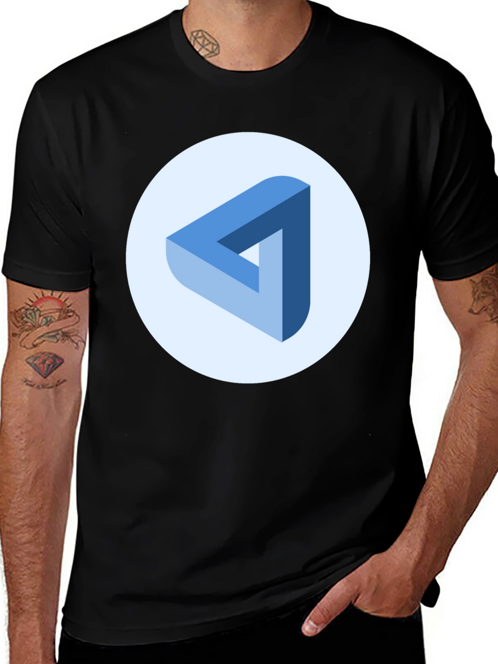 Impossible Triangle Tee - Modern Art Shirt