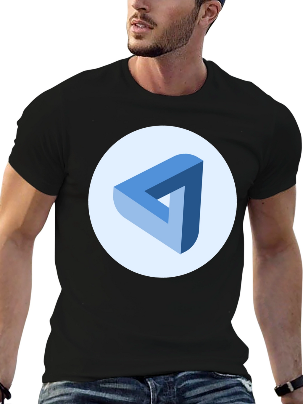 Impossible Triangle Tee - Modern Art Shirt
