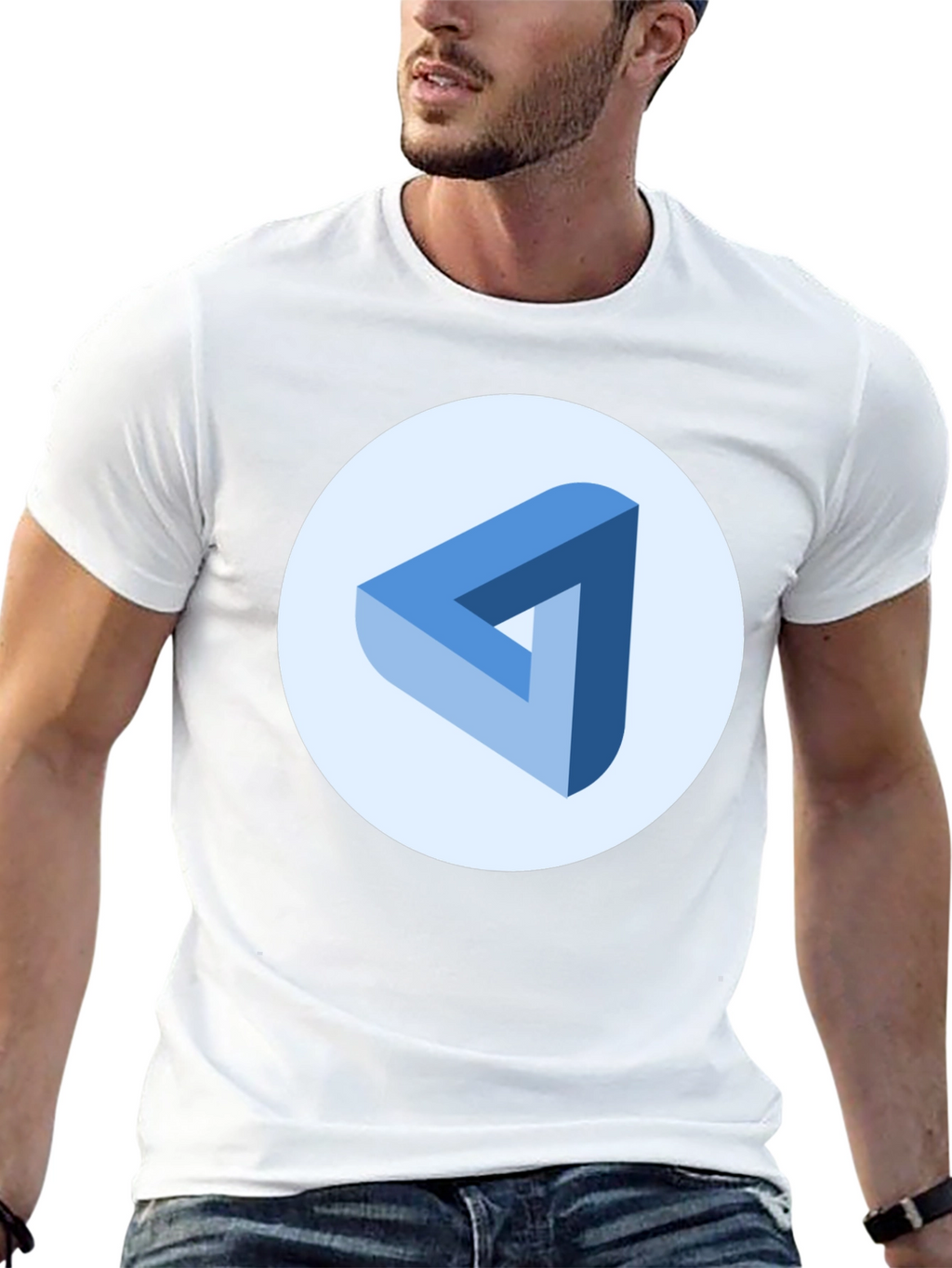 Impossible Triangle Tee - Modern Art Shirt