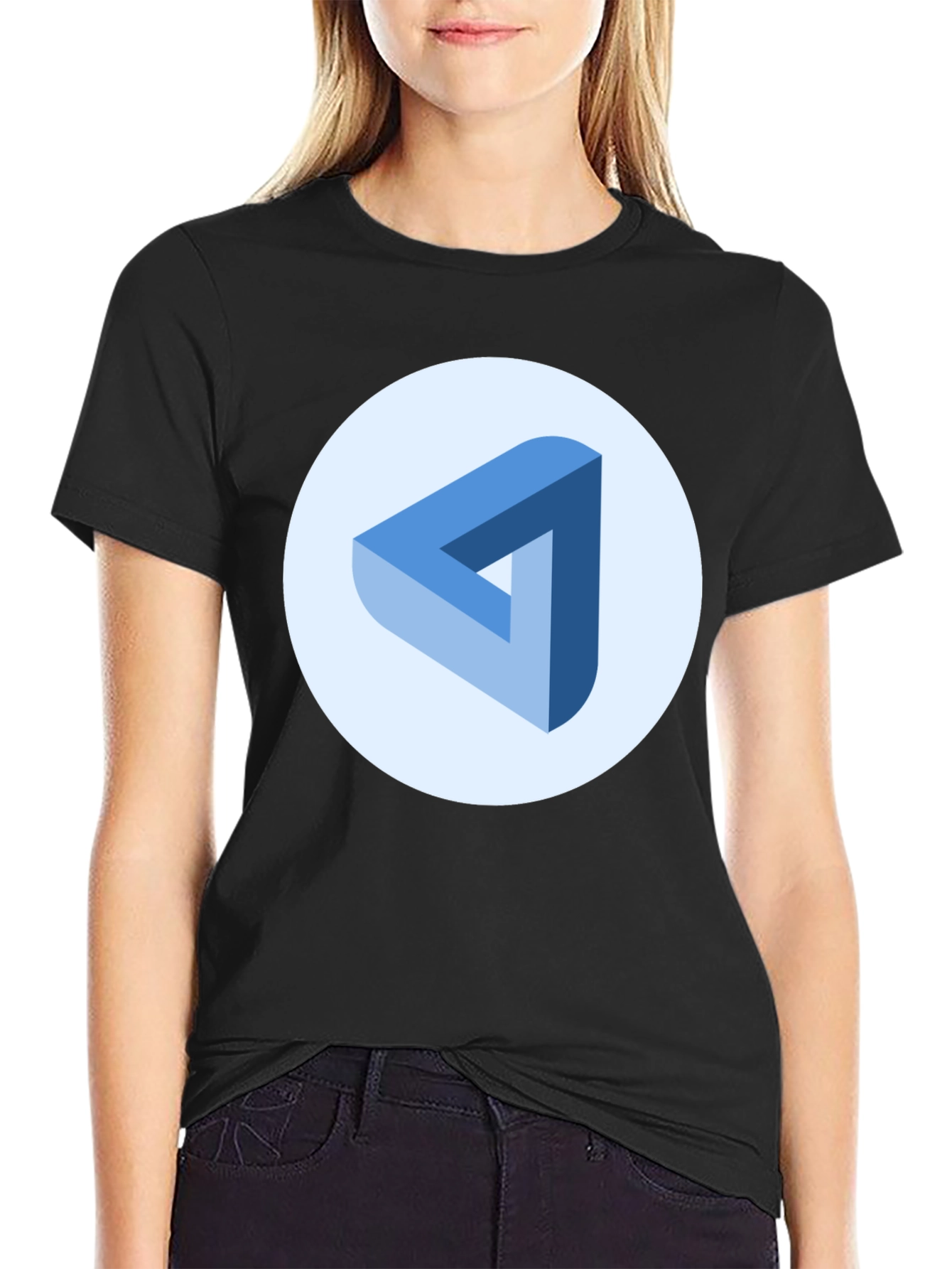 Impossible Triangle Tee - Modern Art Shirt