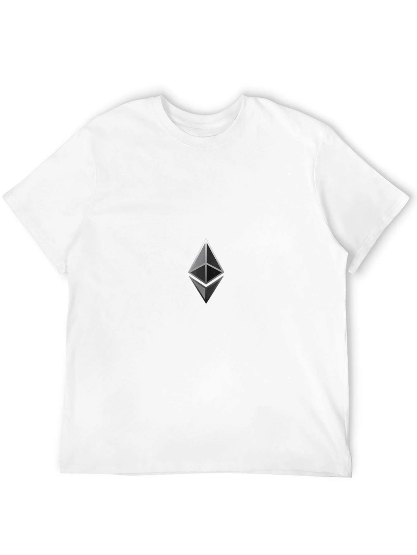Ethereum Logo Black T-Shirt - Crypto Fashion