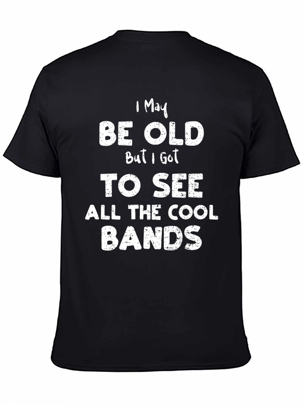 Cool Bands T-Shirt - Funny Old Age Tee