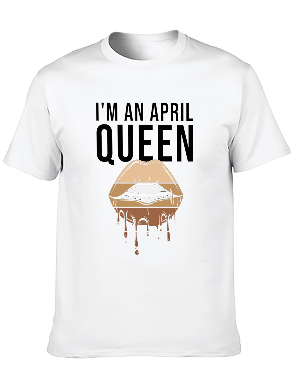 April Queen Lips Graphic T-Shirt
