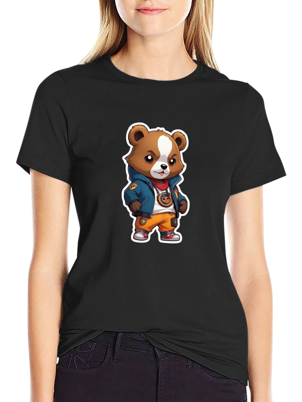 Urban Bear Graphic Tee - Trendy Style