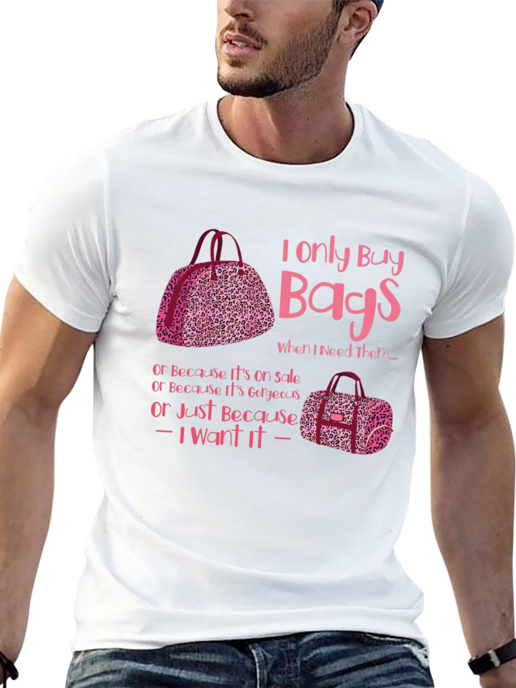 I Only Buy Bags Graphic Tee