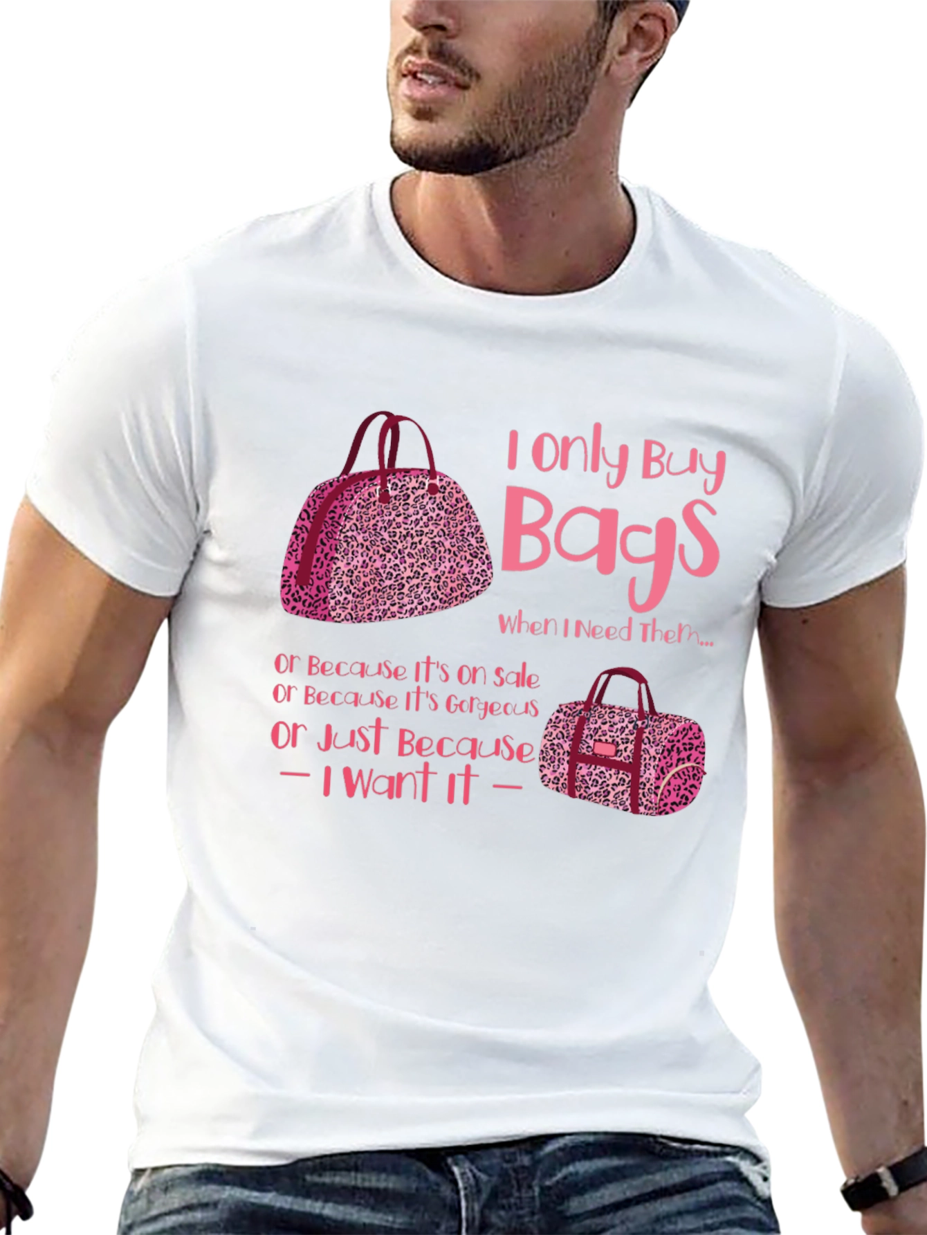 I Only Buy Bags Graphic Tee