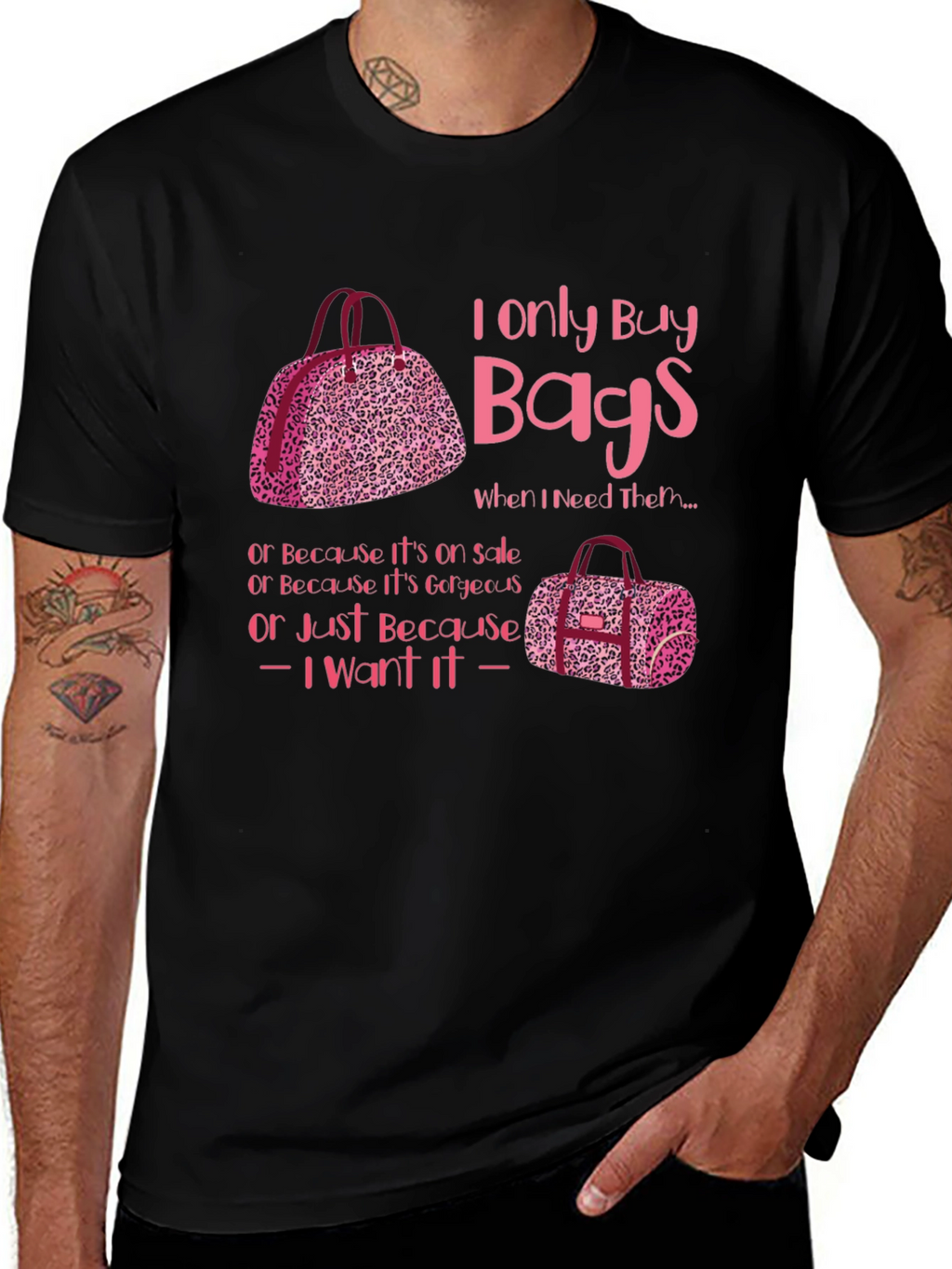 I Only Buy Bags Graphic Tee