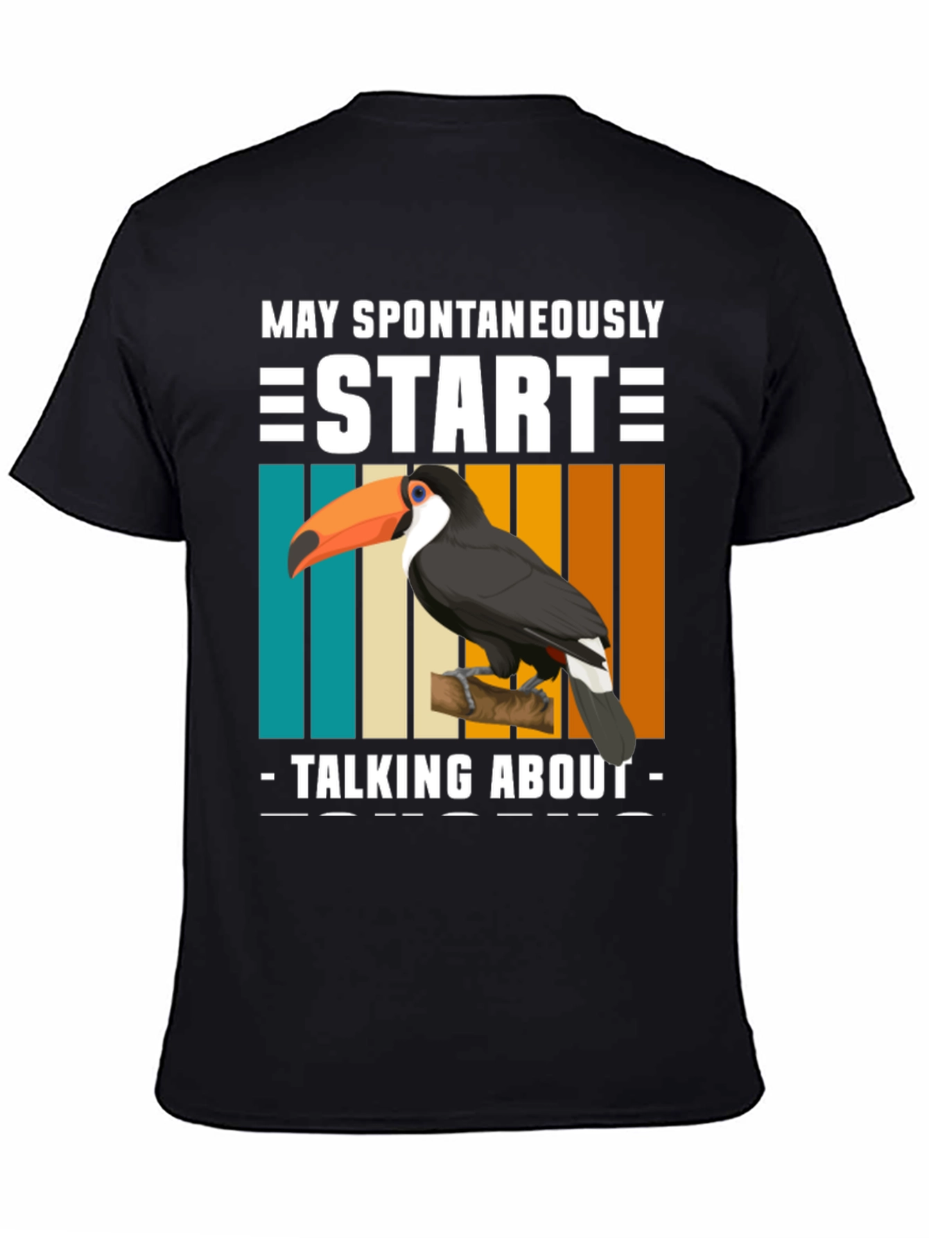 Toucan Graphic Tee: May Spontaneously Start Talking