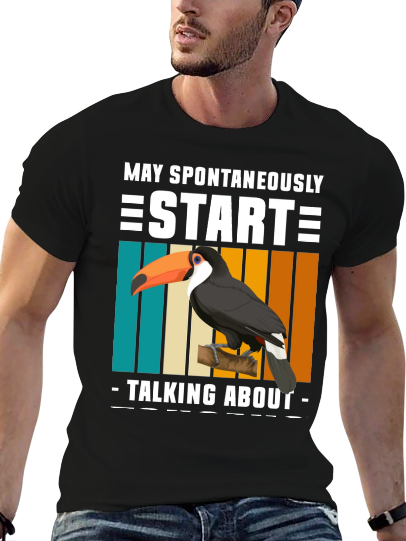 Toucan Graphic Tee: May Spontaneously Start Talking