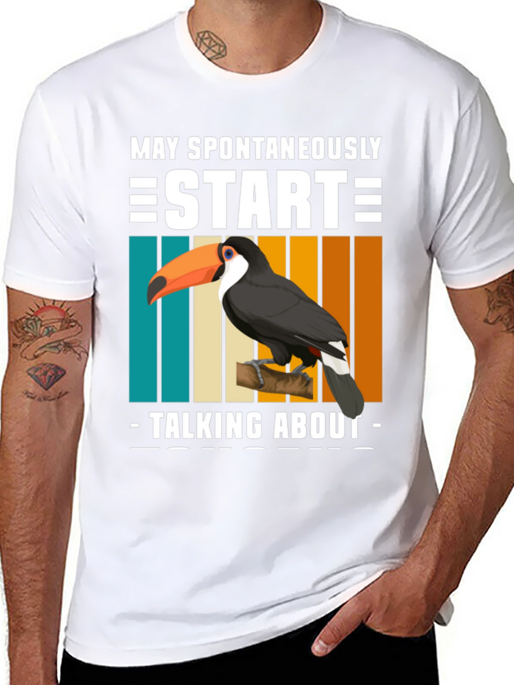 Toucan Graphic Tee: May Spontaneously Start Talking