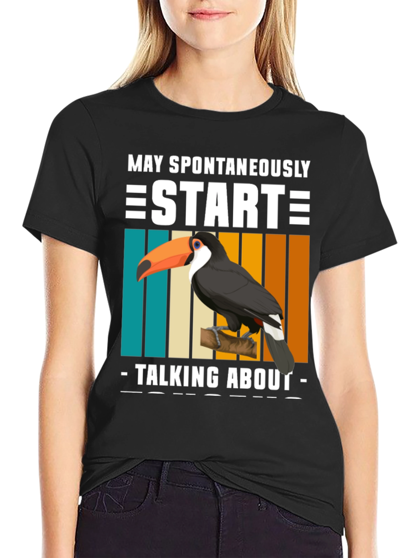 Toucan Graphic Tee: May Spontaneously Start Talking