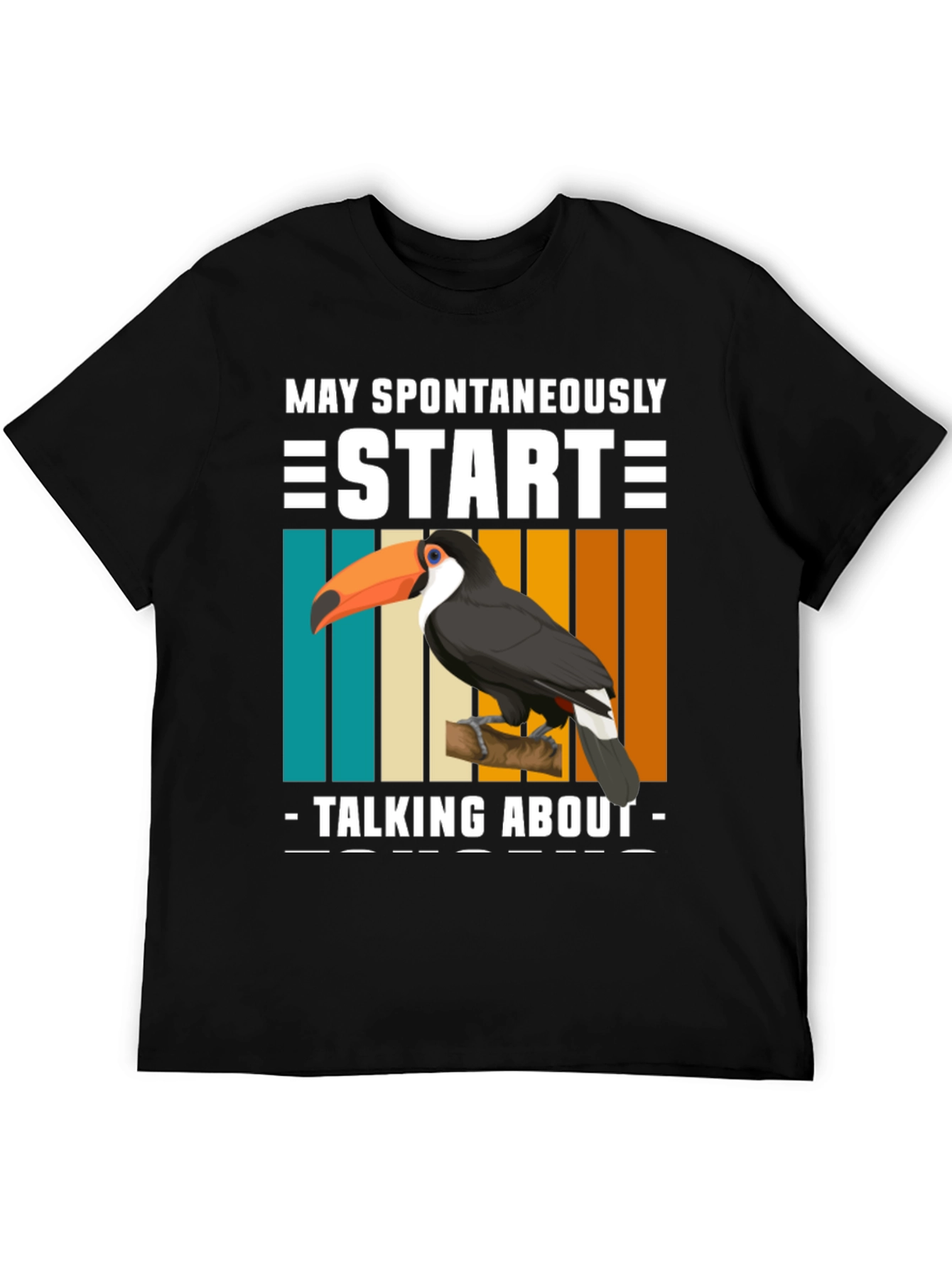Toucan Graphic Tee: May Spontaneously Start Talking