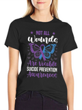 Suicide Prevention Awareness Butterfly T-Shirt