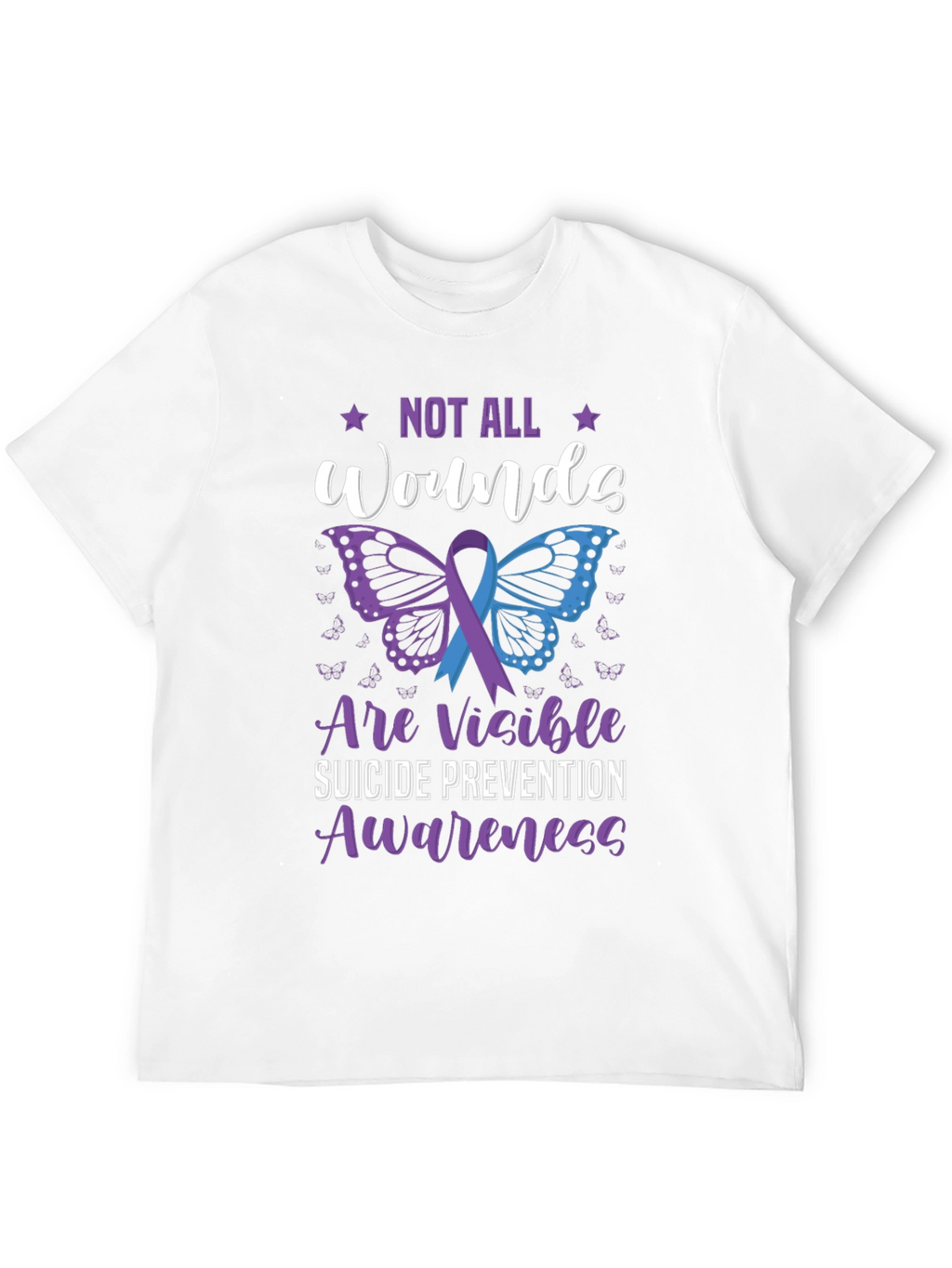 Suicide Prevention Awareness Butterfly T-Shirt
