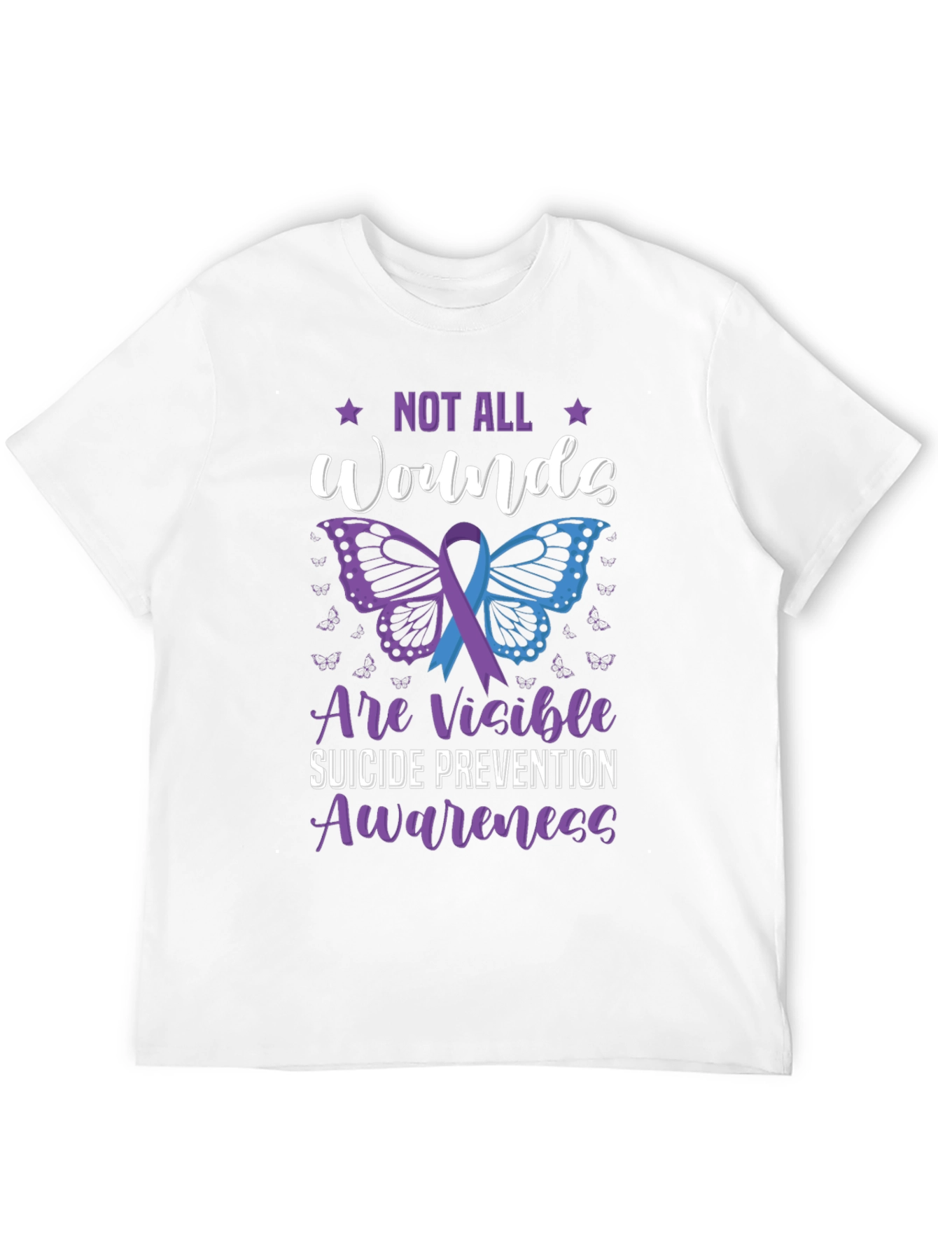 Suicide Prevention Awareness Butterfly T-Shirt