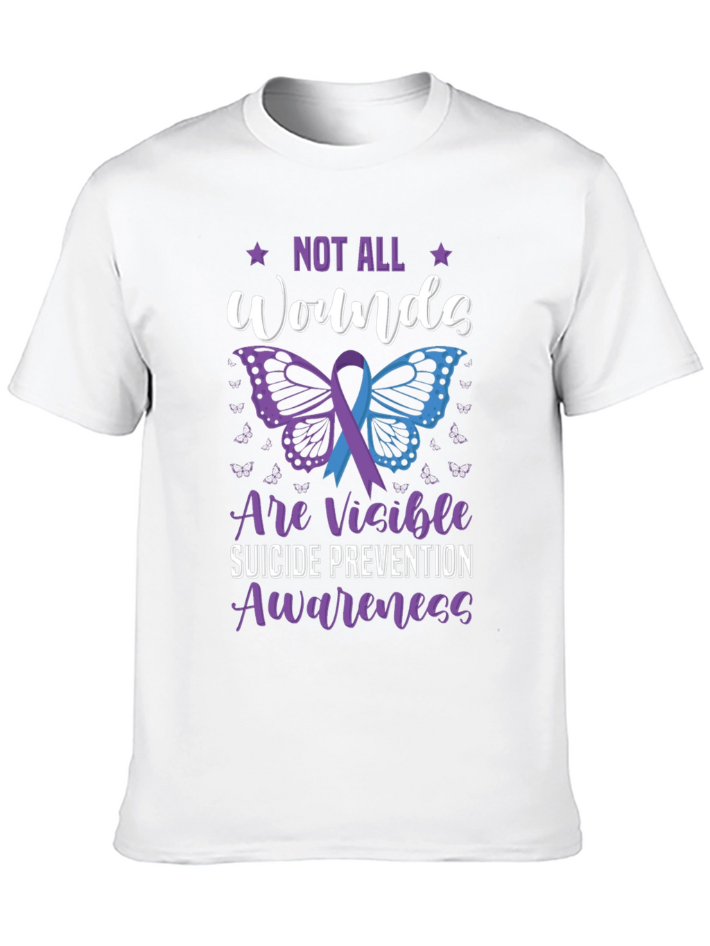 Suicide Prevention Awareness Butterfly T-Shirt