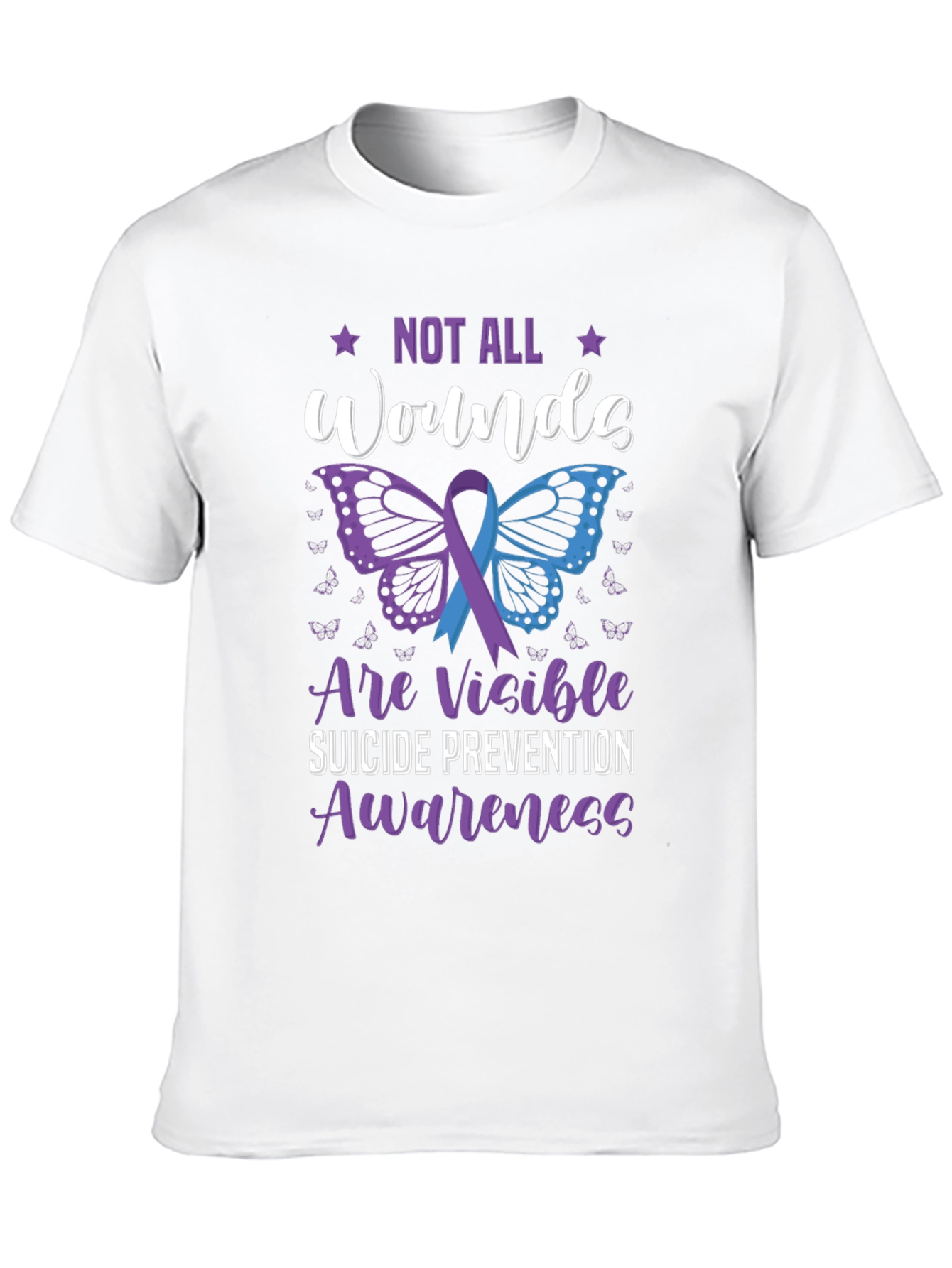 Suicide Prevention Awareness Butterfly T-Shirt