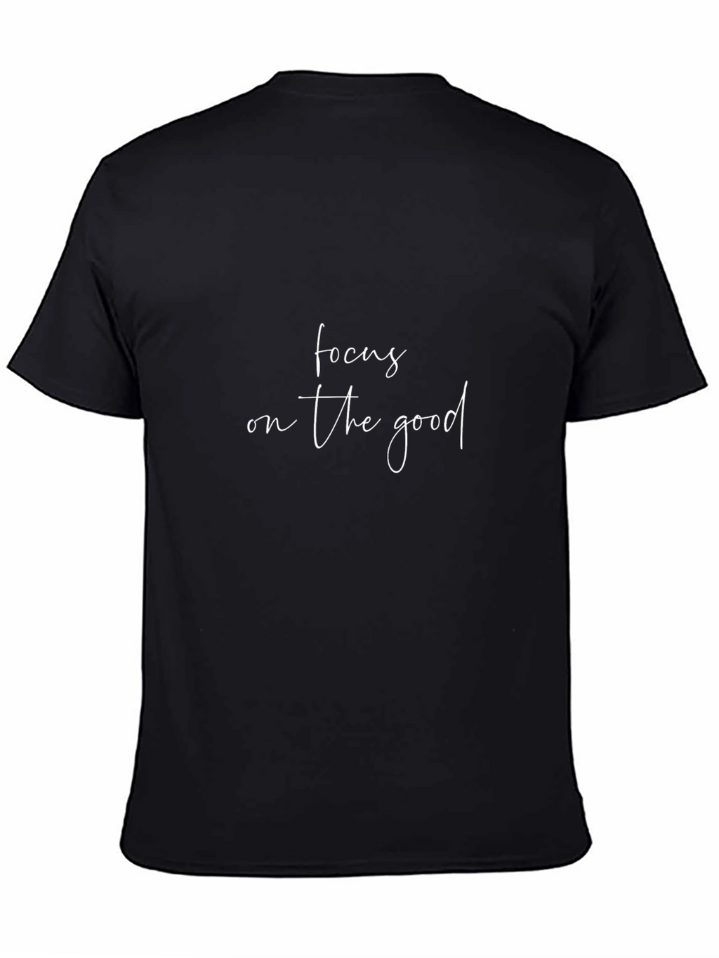 Focus on the Good Black Graphic Tee