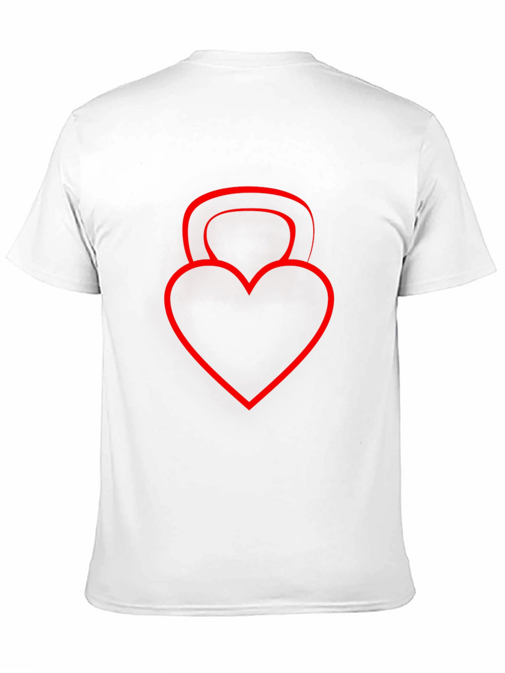 Heart Kettlebell Black T-Shirt