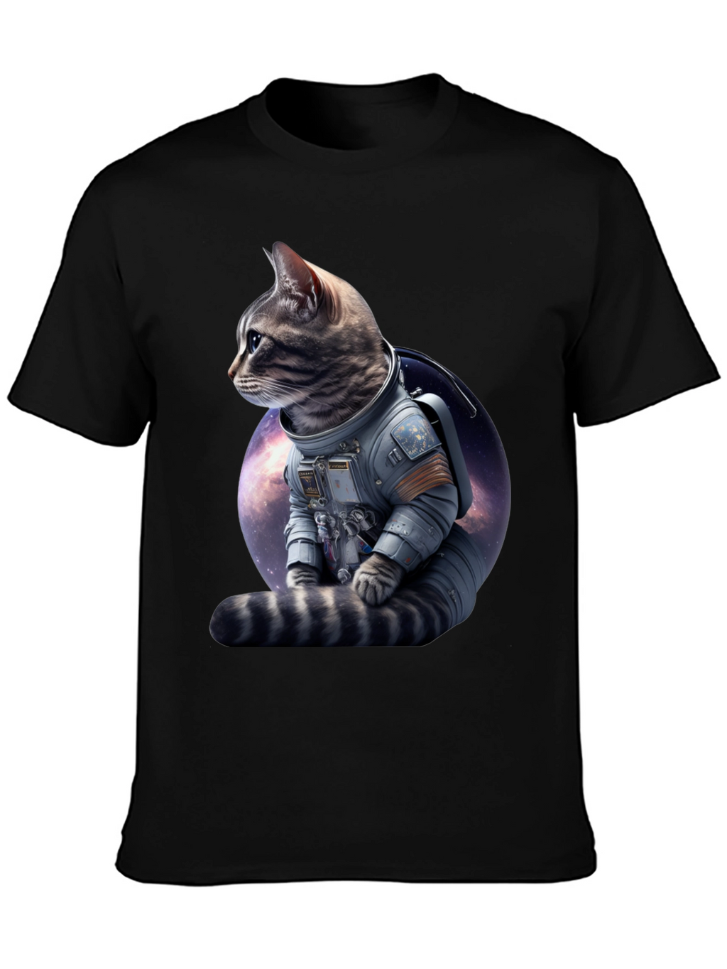 Cosmic Cat Astronaut T-Shirt